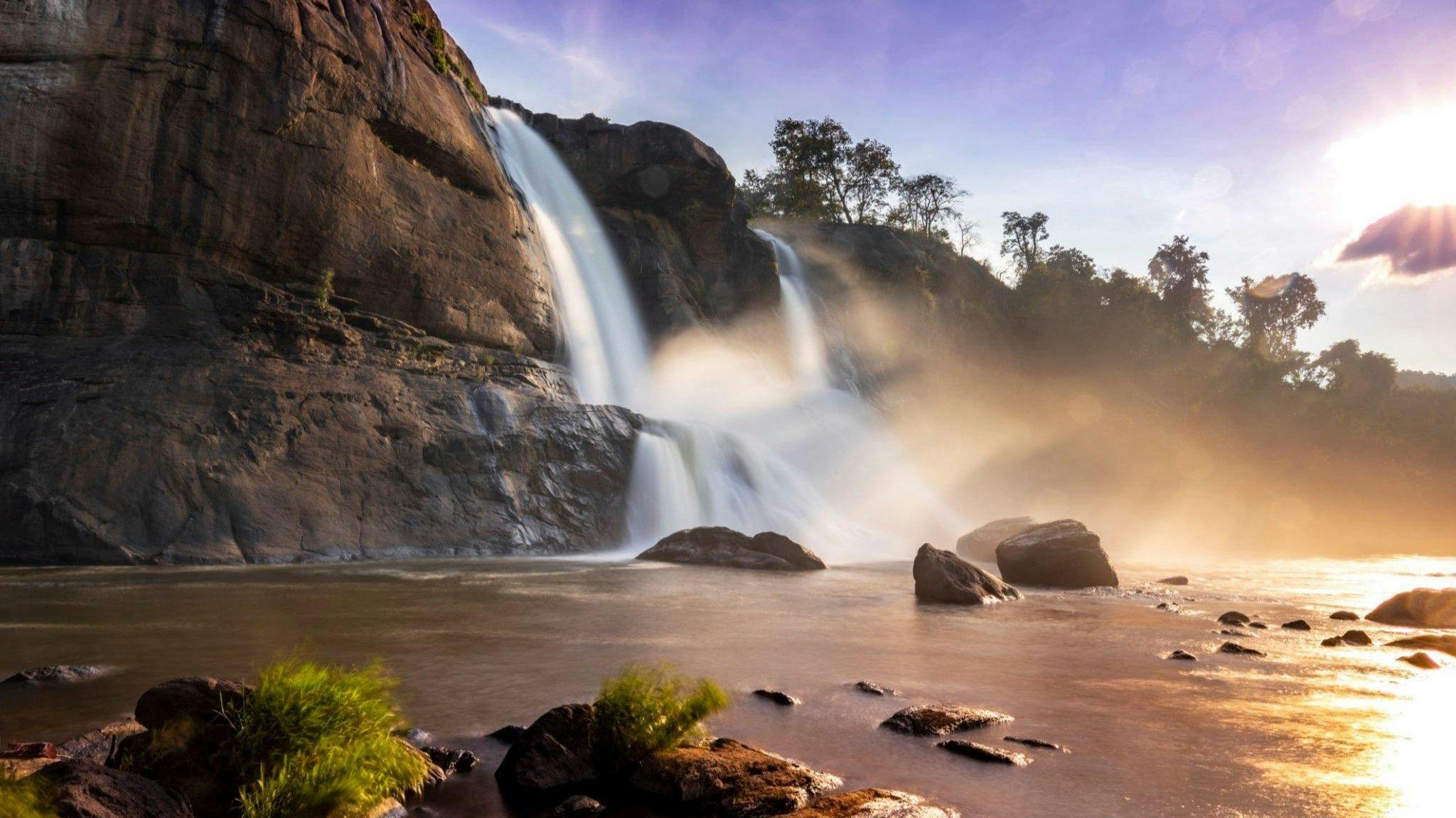 Image of Athirapilly Waterfalls, Kerala, India