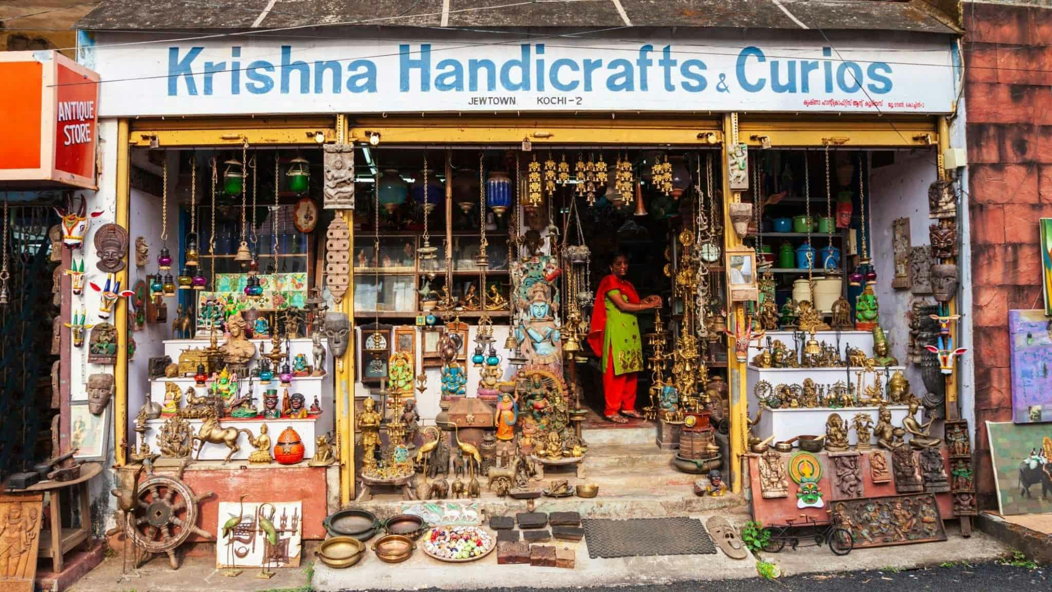 Image of Antique shop, Fort Cochin, Kerala