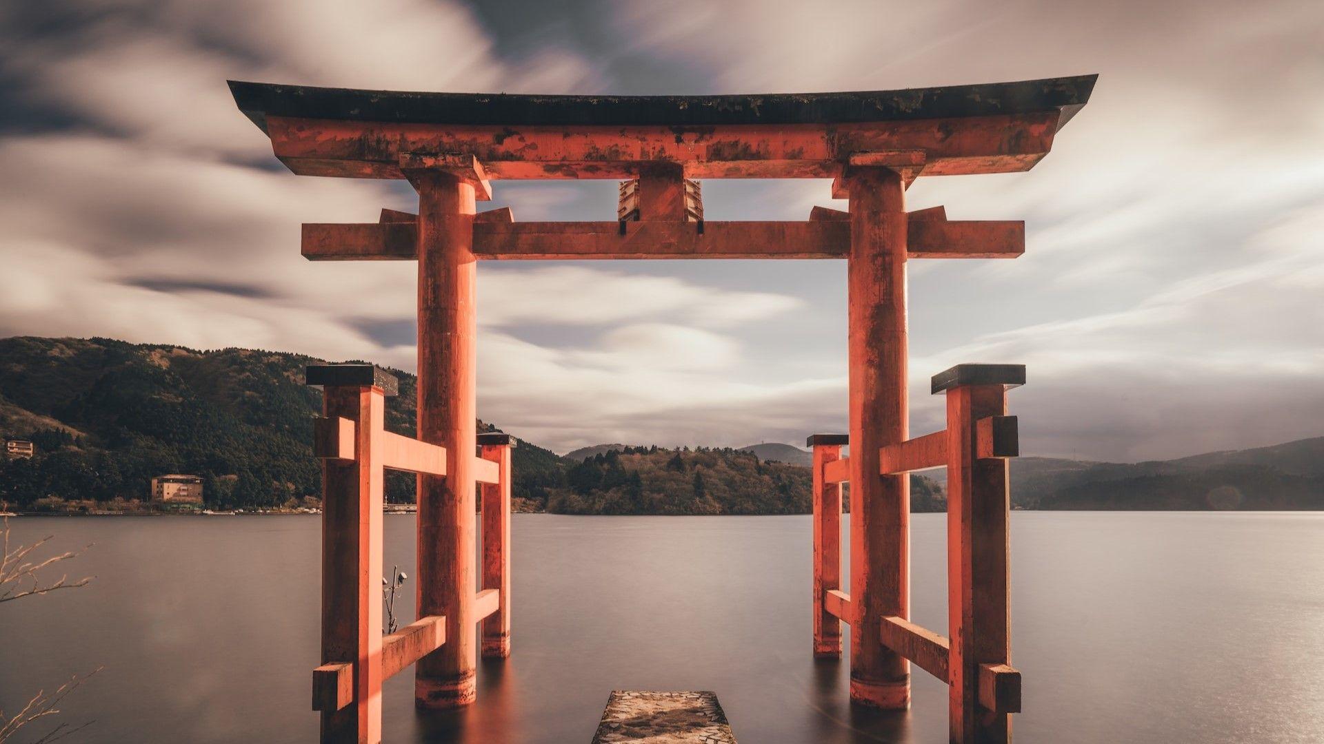 An infrastructure in hakone, Japan